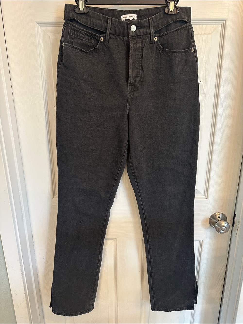 High-Rise Black Good American Jeans